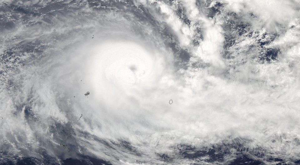 Cyclone Winston space pic