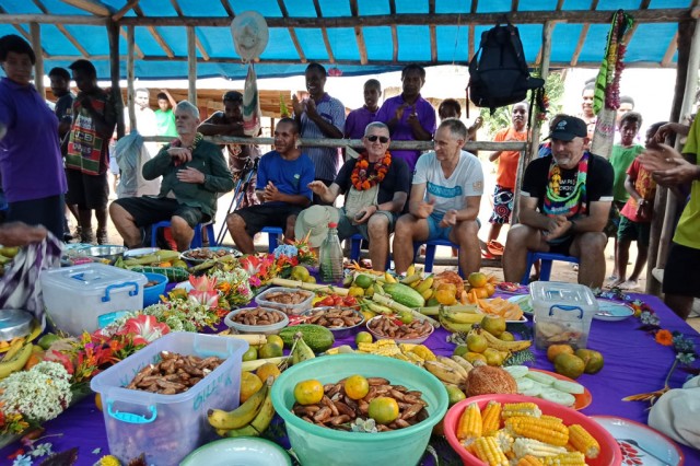Fresh fruit and veggies in PNG